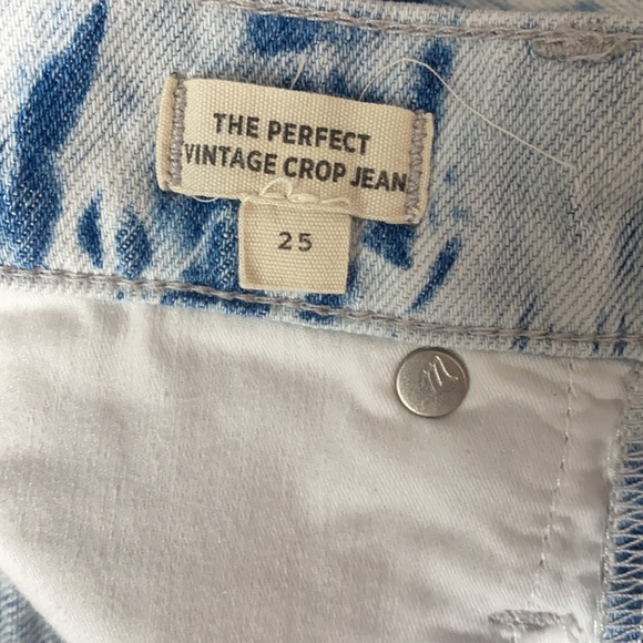 Madewell “The Perfect Vintage Crop Jean” size 25 - Picture 4 of 9